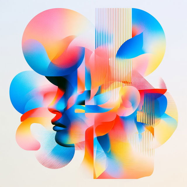 Cutout Kinetica style, Midjourney V8.2, render 3 of 4