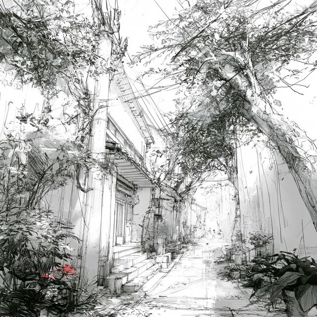 Graphite Grottoism style, Midjourney V8.2, render 3 of 4