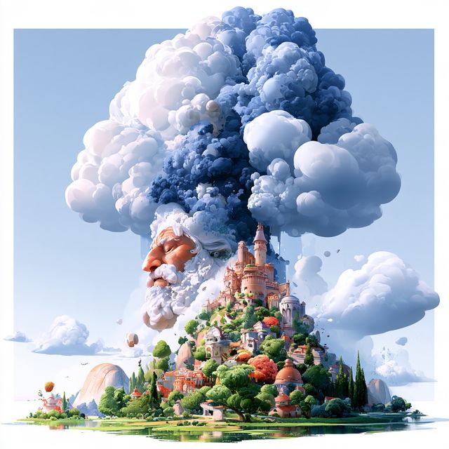 Papercumulus style, Midjourney V8.2, render 1 of 4