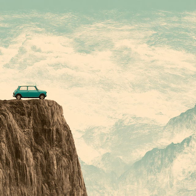 Tealtravertine style, Midjourney V8.2, render 4 of 4