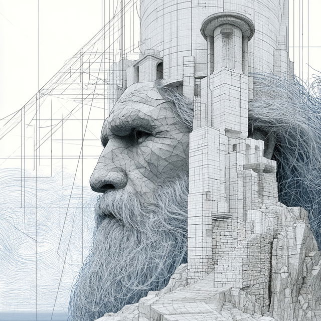 Apocryphal Stagecraft style, Midjourney V8.2, render 4 of 4
