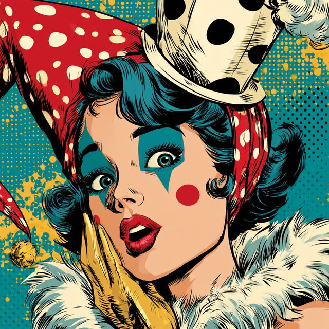 Polkadot Pinup Couture style, Midjourney V8.2, render 3 of 4