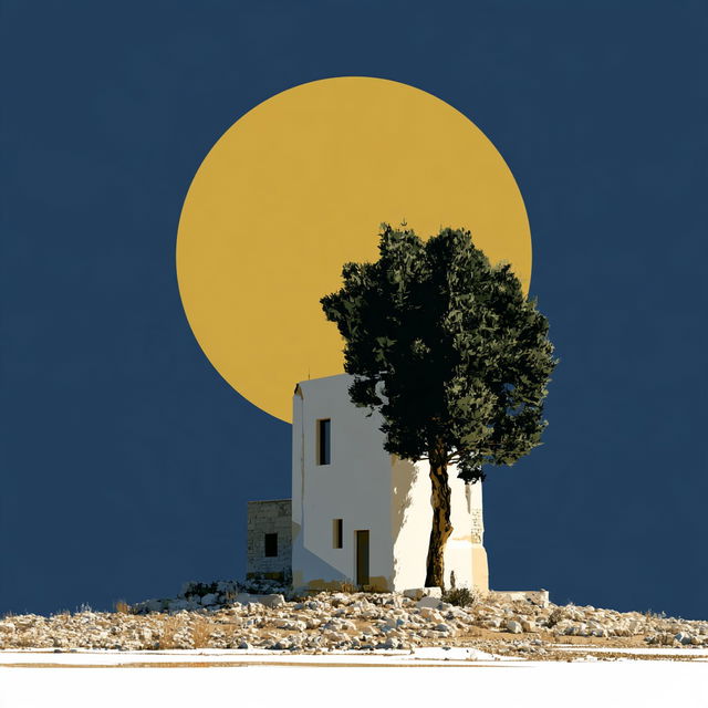 Vernal Escarpment style, Midjourney V8.2, render 3 of 4
