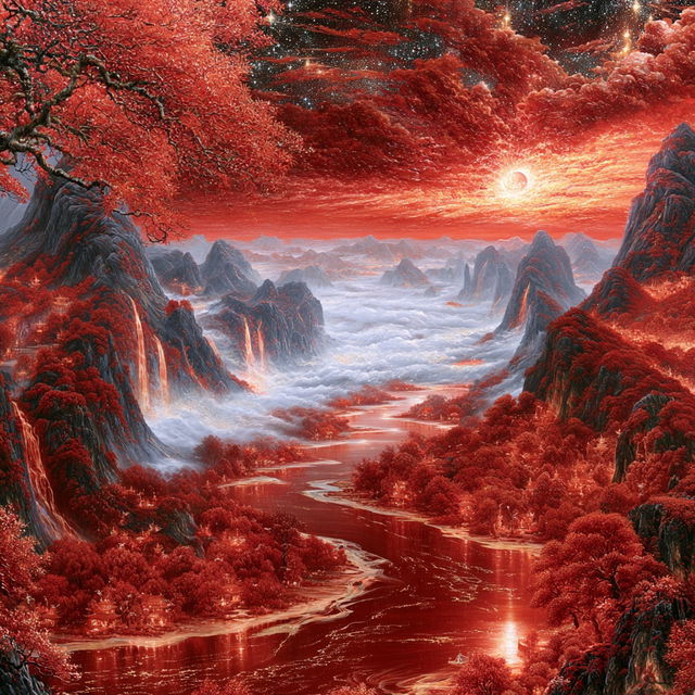 Pagodaflare style, Midjourney V8.2, render 4 of 4