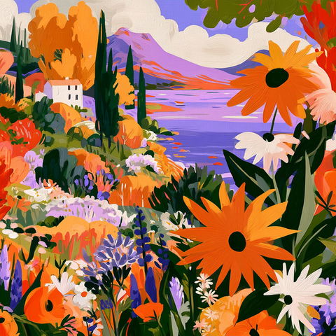 Monarch Mosaic style (SREF codes), Midjourney V8.2
