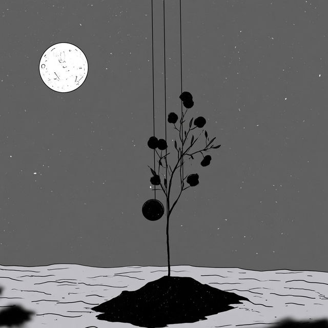 Pulpmoon style, Midjourney V8.2, render 4 of 4