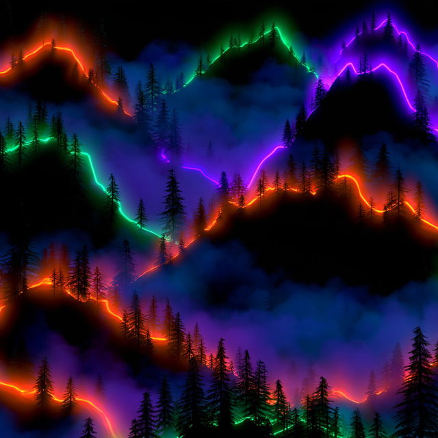 Ultraviolet Stroke Rivers style, Midjourney V8.2, render 2 of 4