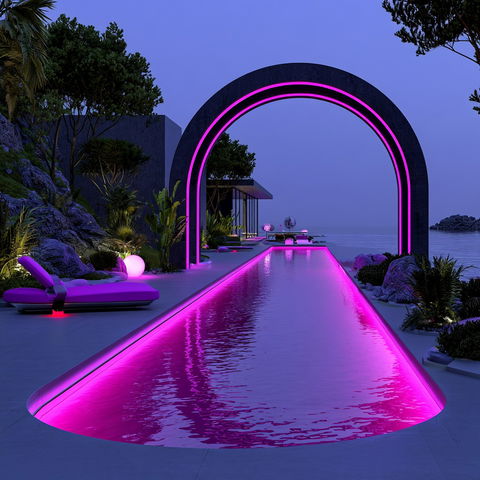 Arches in Electric Script style (SREF codes), Midjourney V8.2