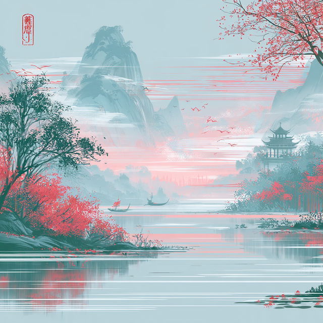 Nuwa Cloudseal style, Midjourney V8.2, render 1 of 4