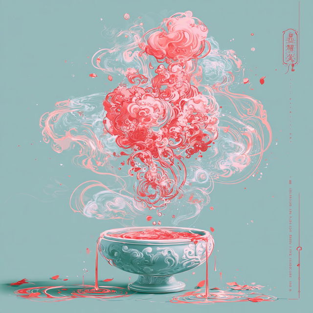 Nuwa Cloudseal style, Midjourney V8.2, render 4 of 4