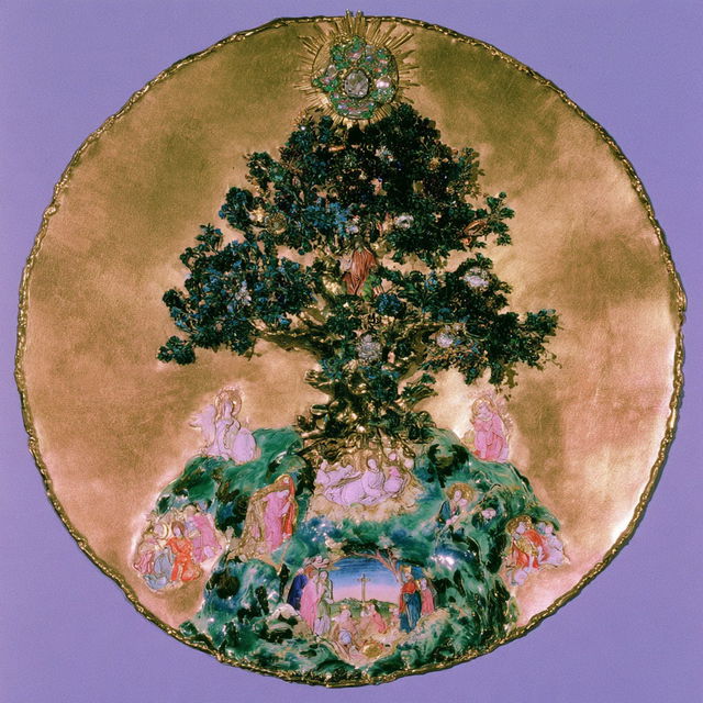 Jewelplaque style, Midjourney V8.2, render 2 of 4