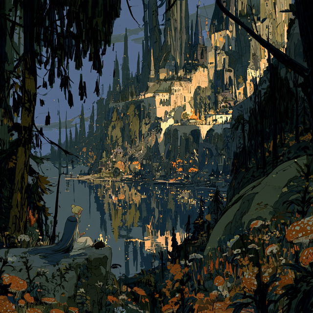 Cliffmythic style, Midjourney V8.2, render 3 of 4