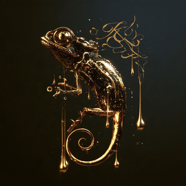 Chrysometal Gothic style, Midjourney V8.2, render 3 of 4