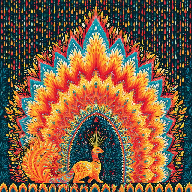Coral Totemry style, Midjourney V8.2, render 3 of 4