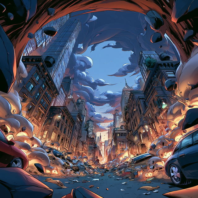Surgecomic style, Midjourney V8.2, render 3 of 4