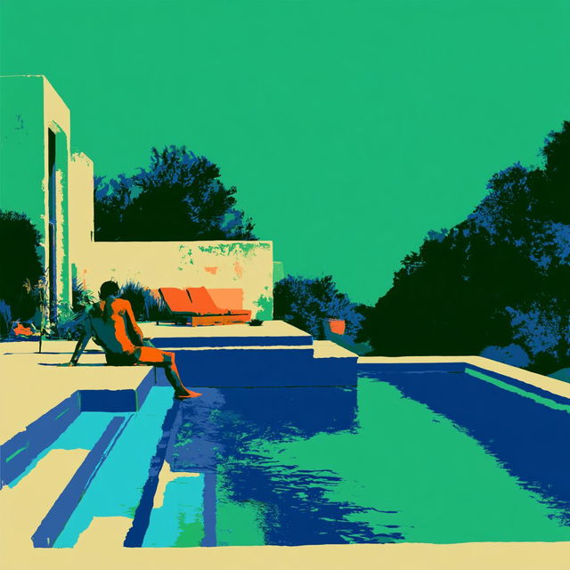 Chromashibori style, Midjourney V8.2, render 1 of 4