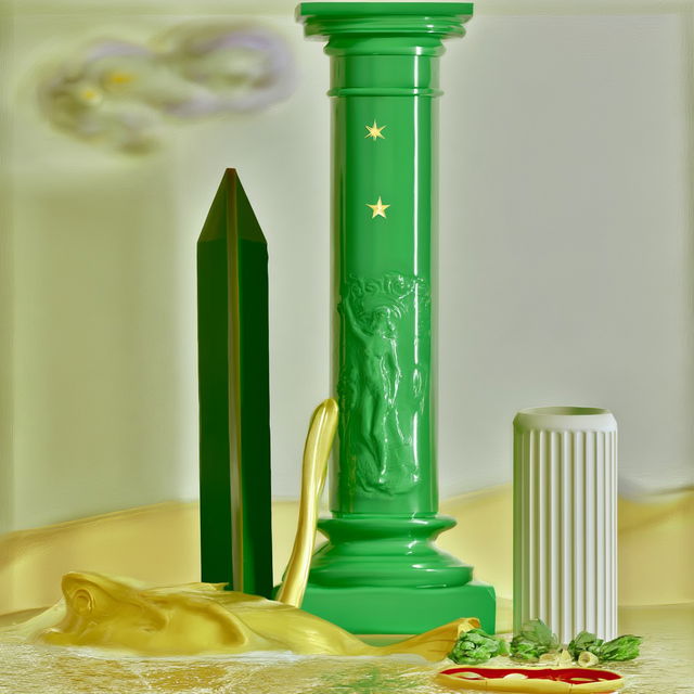 Glossbaroque style, Midjourney V8.2, render 2 of 4