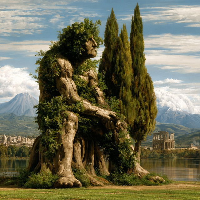 Baroque Terra Tableau style, Midjourney V8.2, render 2 of 4