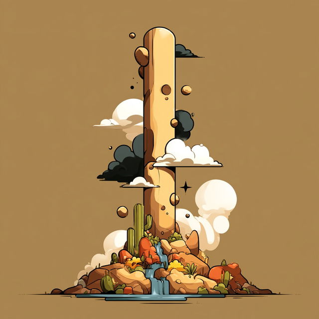 Terracotta Skystack style, Midjourney V8.2, render 4 of 4