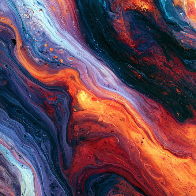 Flamepaint style, Midjourney V8.2, render 3 of 4