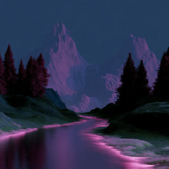 Violetide style, Midjourney V8.2, render 3 of 4