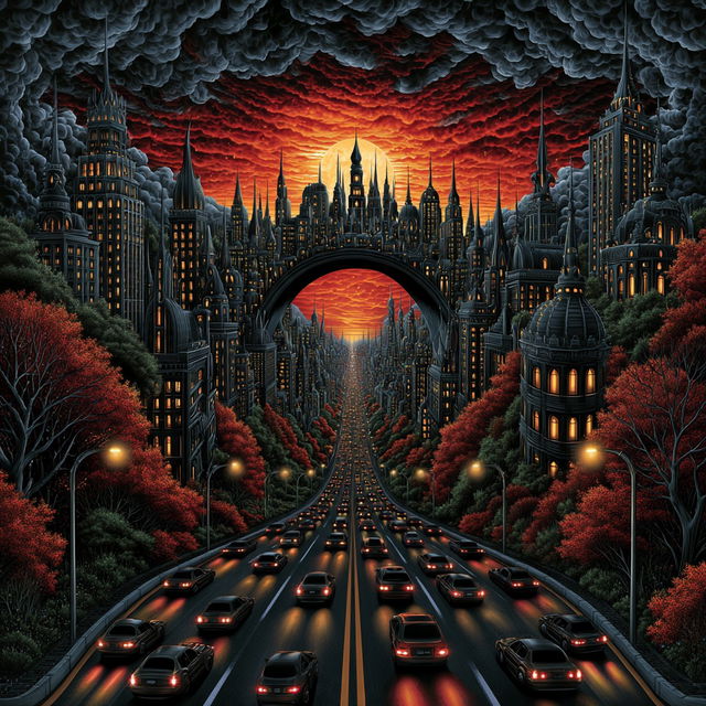 Cindervault style, Midjourney V8.2, render 2 of 4