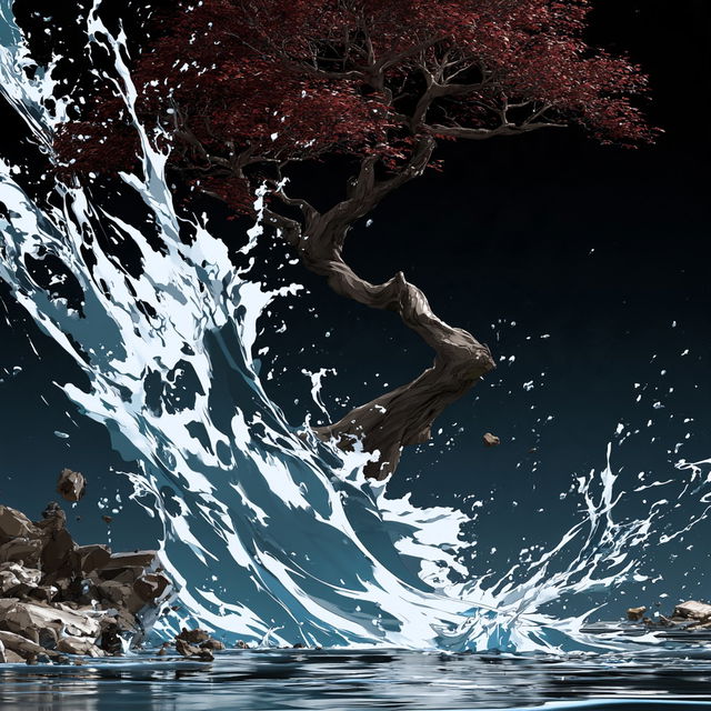 Solarized Undertow style, Midjourney V8.2, render 2 of 4