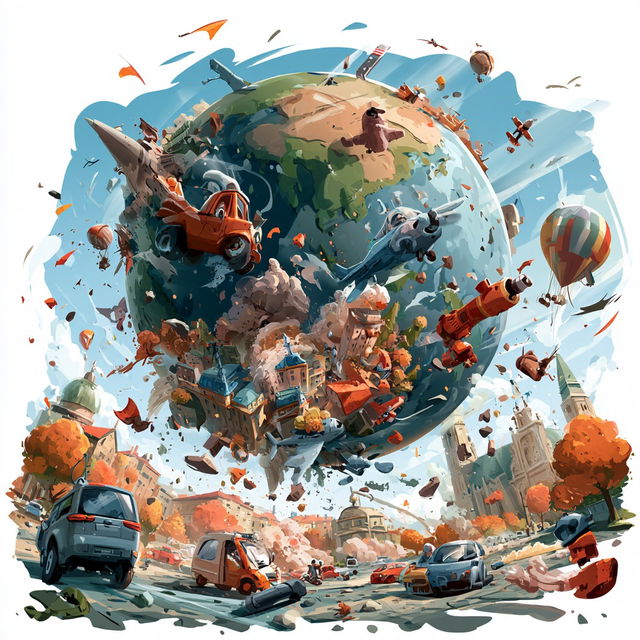 Balloonbaroque style, Midjourney V8.2, render 4 of 4