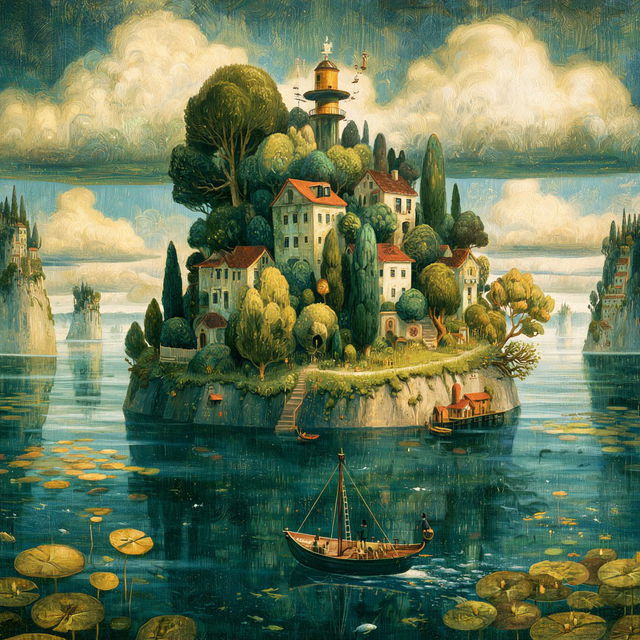 Papermill Folklore style, Midjourney V8.2, render 4 of 4