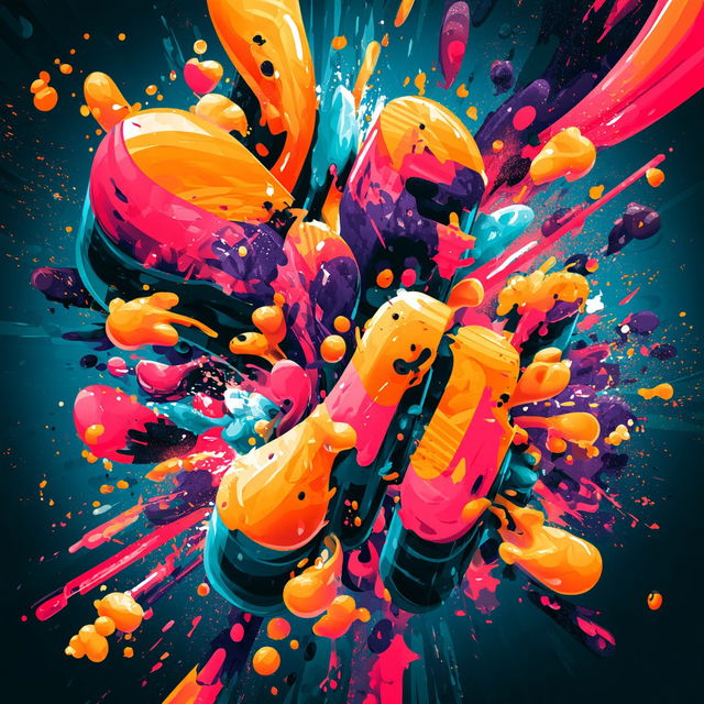 Currentsplatter style, Midjourney V8.2, render 3 of 4