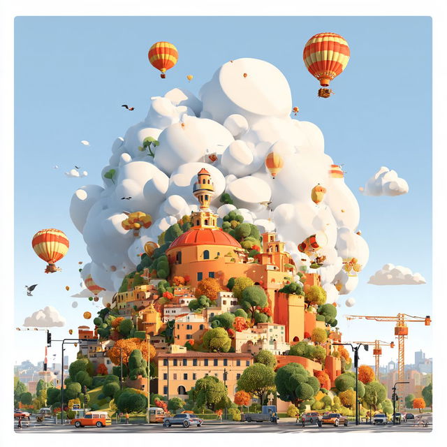 Cloudknead style, Midjourney V8.2, render 2 of 4