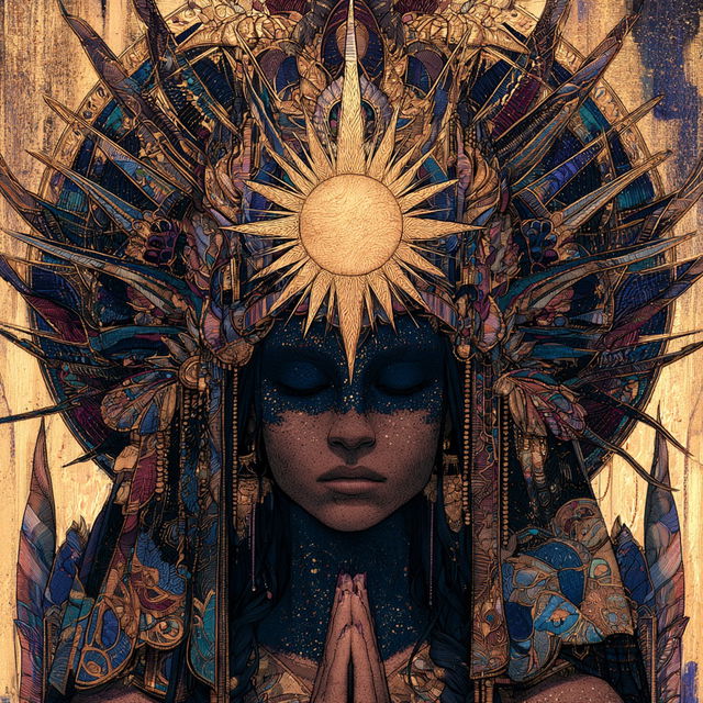 Aureochrome style, Midjourney V8.2, render 1 of 4