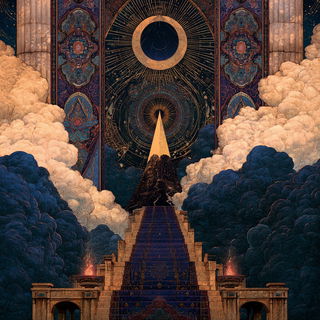 Aureochrome style, Midjourney V8.2, render 4 of 4
