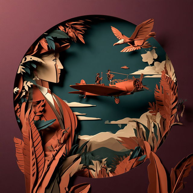 Malachite Cutrelief style, Midjourney V8.2, render 3 of 4