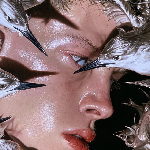 Rubederm style, Midjourney V8.2, render 4 of 4
