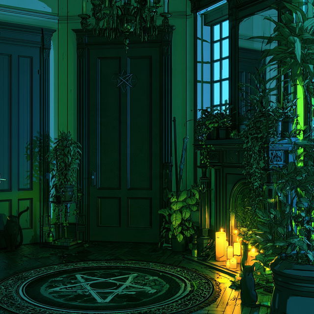 Ivyglow Occultism style, Midjourney V8.2, render 4 of 4
