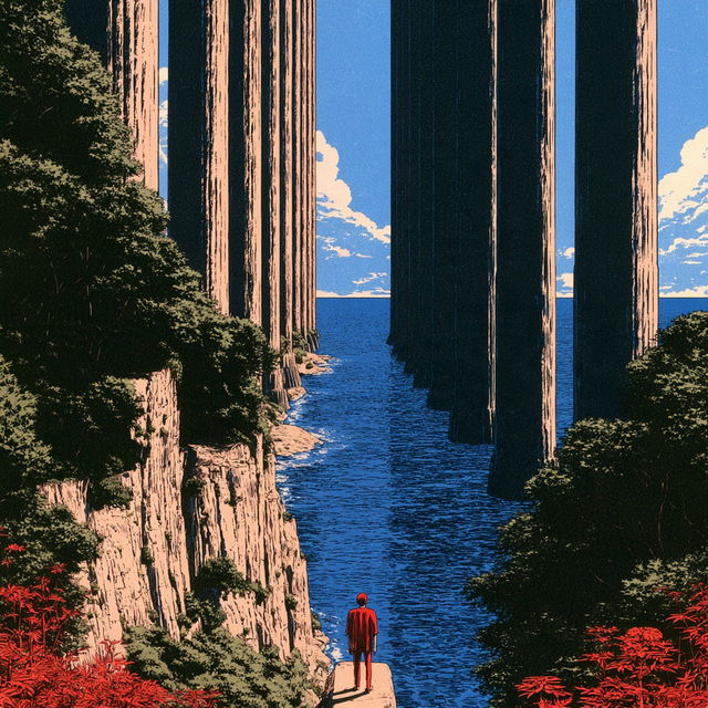 Cliffmarionette style, Midjourney V8.2, render 3 of 4