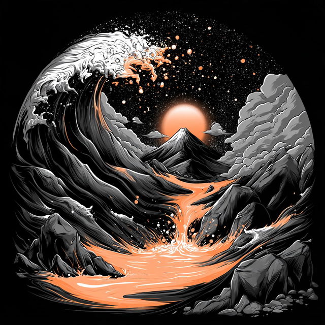 Tidecut Collage style, Midjourney V8.2, render 1 of 4