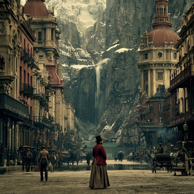 Baroquecliff style, Midjourney V8.2, render 1 of 4