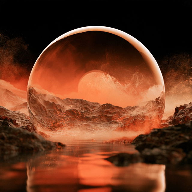 Vitreopulmonary style, Midjourney V8.2, render 3 of 4