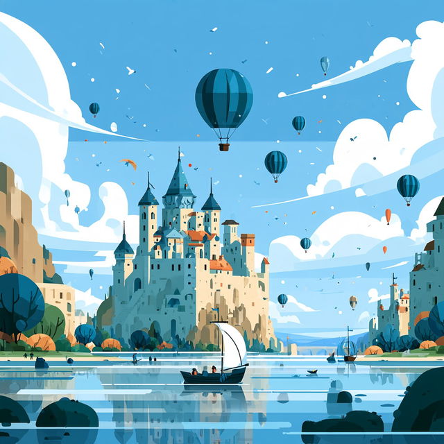 Watermark Balloonery style, Midjourney V8.2, render 1 of 4