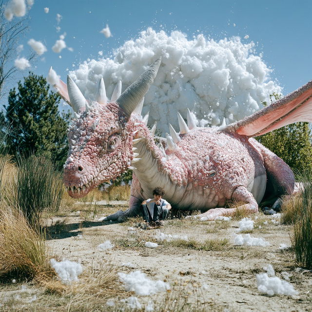 Pastel Megafauna style, Midjourney V8.2, render 2 of 4