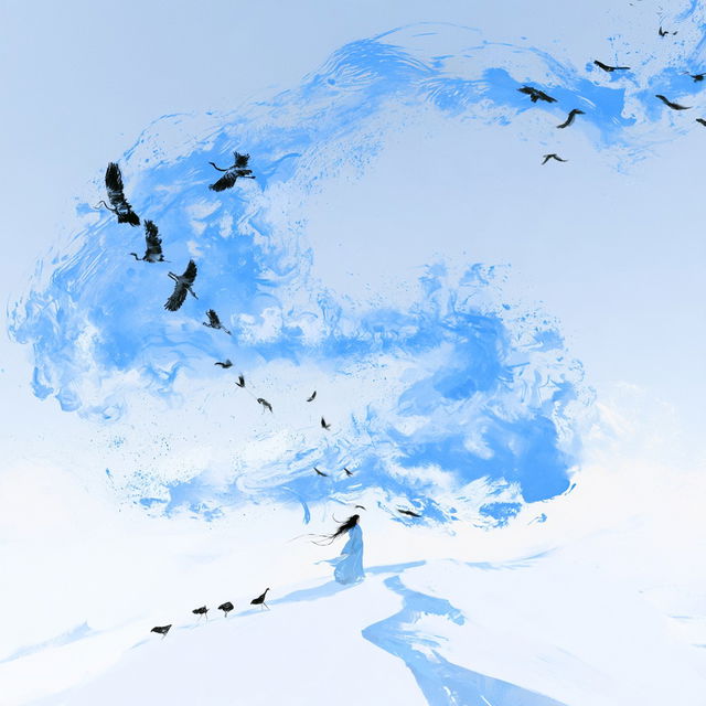 Aqualavure style, Midjourney V8.2, render 1 of 4
