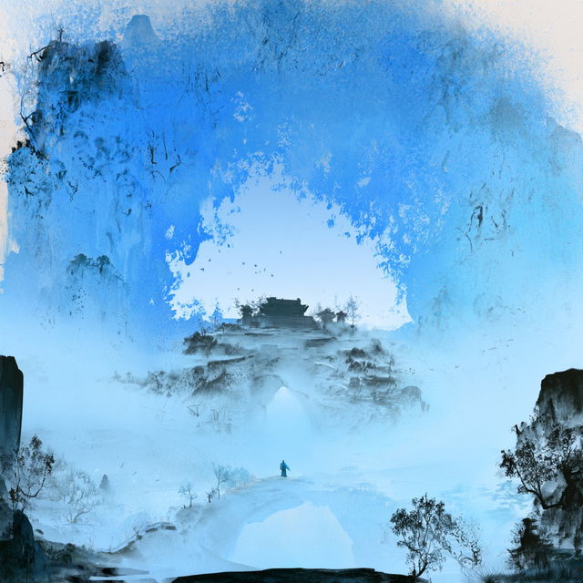 Aqualavure style, Midjourney V8.2, render 4 of 4