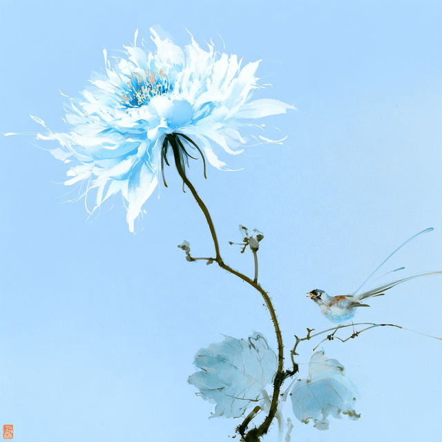 Aqualavure style, Midjourney V8.2, render 3 of 4