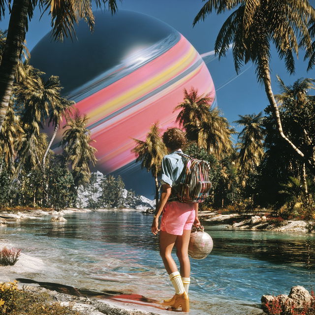 Tropochrome style, Midjourney V8.2, render 3 of 4