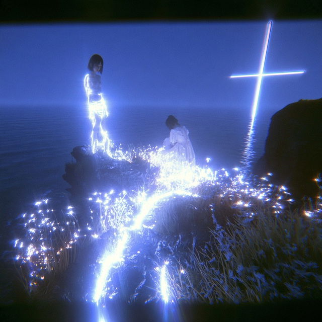 Cyanobind style, Midjourney V8.2, render 1 of 4