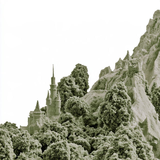 Collaglyph style, Midjourney V8.2, render 2 of 4