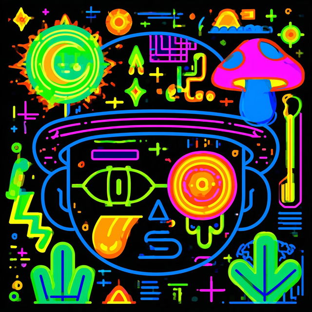 Iconocircuit style, Midjourney V8.2, render 1 of 4