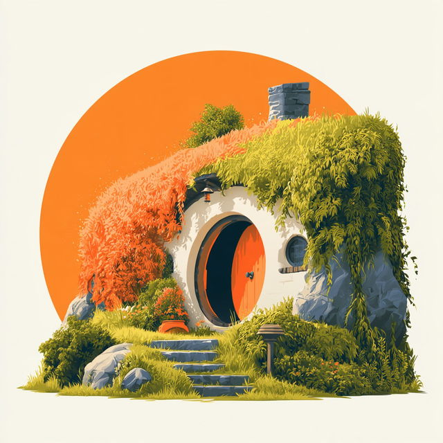 Cinderpetal Horizons style, Midjourney V8.2, render 4 of 4